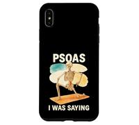 Psoas I Was Saying Anatomy Pun Stretching Skeleton Carcasa para iPhone XS MAX