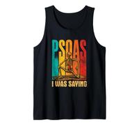 Psoas Musculo Esqueleto Anatomía Masajista Terapeuta Carrocería Camiseta sin Mangas