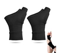 PSOWQ 1 par de Guantes para Artritis, Guantes de compresión para muñeca del Pulgar con Almohadillas de Gel, Guantes de Soporte Transpirables para Dolor y Lesiones del Pulgar del túnel carpiano - S