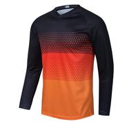 PSPORT Maillot de moto de cross para jóvenes, camiseta de bicicleta de montaña de manga larga para niños, para motocicleta, motocross, BMX, Moto Mx Offroad Racing, Cu9001-lj, 10 años