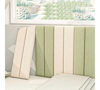 PSRONYAOG Paneles de pared para dormitorio, autoadhesivos, anticolisión, acolchado de pared de cuero grueso, tatami, calcomanías de pared para dormitorios, mesita de noche, tablero suave anticolisión