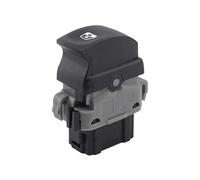 PSRRGZTM Compatible con Clio para Modus para Twingo 8200214936. Elevalunas Eléctrico con Interruptor Único Y Retroiluminación Naranja 82002-14936. Interruptor de Ventana eléctrica