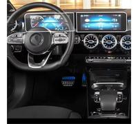 PSRRGZTM Protector pantalla Compatible Con Benz Clase A W177 A180 A200 2019 2020 Película Protectora De Vidrio Templado Película De Navegación GPS Para Coche Pantalla LCD