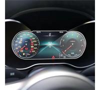 PSRRGZTM Protector pantalla Compatible Con Benz Clase C W205 2019 2020 Película Protectora De Vidrio Templado Interior Automotriz Panel De Instrumentos Pantalla LCD