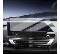 PSRRGZTM Protector pantalla Compatible Con Citroen C4 C4X 2021 2022 2023 2024 2025 Protector De Pantalla De 10 Pulgadas Navegación GPS Para Coche Película Protectora De Vidrio Templado(Rhd)