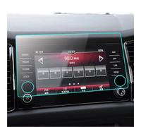 PSRRGZTM Protector pantalla Compatible Con Skoda Para Kodiaq Para Karoq 2017 2018 2019 Protector Pantalla Navegación Coche De 8 Pulgadas Película Protectora LCD Pegatina Protectora
