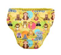 Pss! - Pañal de Agua para Bebé - Modelo Savana - Para Bebés de 3 a 8 kg - Talla M - Unisex - Diseño Multicolor - Absorbente y Reutilizable - Impermeable y Cómodo - 1 Unidad