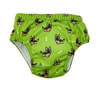 PSS! Pañales de piscina Traje de bebé Pañal de natación Niña Traje de bebé GREEN BUBI M