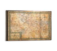 PSSEUB Póster artístico de la película The Hobbit 1 póster decorativo de lienzo para pared e impresión artística moderna para decoración de dormitorio familiar, pósteres de 40 x 60 cm