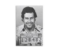 PSSEUB Póster decorativo de Pablo Escobar, lienzo decorativo para pared e imagen artística moderna para decoración de dormitorio familiar, 50 x 75 cm
