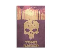 PSSEUB Póster decorativo de Tomb Raider Game 40, lienzo decorativo para pared e imagen artística moderna para decoración de dormitorio familiar, 50 x 75 cm