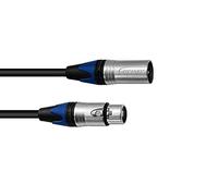 PSSO Cable XLR COL 3pin 5m bk Neutrik