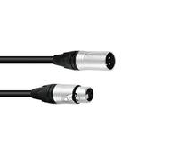 PSSO DMX Cable XLR 3 pines 5 m bk Neutrik