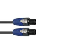 PSSO LS-1550 - Cable para altavoces Speakon 2 x 1,5 5 m bk