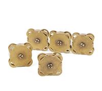 Pssopp 10 Piezas/Juego de broches magnéticos para Coser Botones magnéticos para Coser y Reparar Ropa Carteras Bolsos y Manualidades proyectos de Bricolaje Peso Ligero(Bronce)