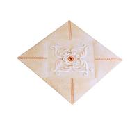 Pssopp 10 Piezas Pegatinas Espejo Adhesivas de PVC, Azulejos Decorativos Impermeables Removibles para Decoración de Sala de Estar Hogar 12x12cm (# 02)