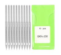 Pssopp 10 Uds. Agujas para Máquina de Coser Bordadas, Agujas para Máquina de Coser sin Rebabas de Acero Duradero para GK9 Home 5cm (GK9*230)