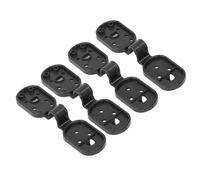 Pssopp 100 Clips de Tela para Sombra, Clips de Sujeción Duraderos de ABS para Sombrilla y Red para Pájaros, Accesorios de Jardín Fáciles de Usar para Protección de Plantas