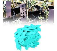 Pssopp 100 Uds. Etiqueta de Nombre de Planta de Flores de Plástico, Material de PVC de Primera Calidad, Señales de Jardinería Impermeables para Jardín, Tierras de Cultivo, Huerto