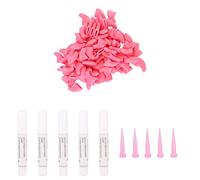 Pssopp 100PCS Protectores de Uñas para Gato, Cubiertas para Uñas Felinas, 4 Tallas XS a L, for Arañazos (L)