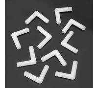 Pssopp 10PCS Conector de Tubo de Aire de Acuario Válvula de Control de Flujo de Aire para Accesorios de Bomba de Oxígeno de Tanque de Peces con Conector Airstone de 8 Mm para un