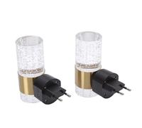 Pssopp 2 Luces Nocturnas Enchufables, Luces Nocturnas con Sensor Automático, Luz Nocturna LED Regulable para Dormitorio, 2 Enchufables, 3 Colores, Luz Nocturna Regulable Ajustable Nan (1w (1w