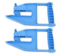 Pssopp 2 Piezas Herramienta para Mover Esteras Pinza para Mover Esteras de Plástico con Ergonómico y Dientes Seguros Fácil de Levantar Remolques y de Gimnasio para Propietarios de Ranchos