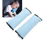 Pssopp 2 Uds Almohada de Viaje para Asiento de Coche para Niños, Protector de Asiento de Coche de Viaje para Niños Pequeños, Cojín Universal para Cinturón de Seguridad de Coche para
