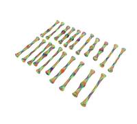 Pssopp 21 Piezas de Juguete Colorido de Resorte para Gatos, Juguete Vibrante en Espiral para Gatos, Interactivo con Tubo de Resorte para, Hecho de Nailon Natural,