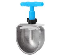 Pssopp 304 Acero Inoxidable en el Bebedor Automático de Acero Capezzolo Watterr Accesorio de la Granja 5 Piezas para Riego (tee de Acero Inoxidable pequeño)