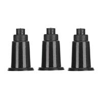 Pssopp 30PCS Soportes de Placa de Filtro de Acuario Ajustables Soportes de Soporte de de Plástico para Accesorios de Tablero de Rejilla de Filtración Inferior de Tanque de Peces Blanco (Black)