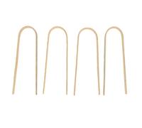 Pssopp 36 Pinzas de Servicio de Bambú, Pinzas Desechables para Tostadora y Buffet - Utensilios de Cocina Grandes para Servir Alimentos, Catering y Charcutería