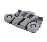 Pssopp 4 Piezas de Ruedas para Lavavajillas, Piezas de Repuesto, Ruedas para Estante de Rodillos para WPW10195417 AP6016764 con Material ABS, Repara Puertas con Fugas Ruidosas, Fácil