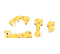 Pssopp 4 Piezas Mini Figuras de Jirafa de Resina, Decoración, Kit de Adornos de Paisaje de Animales Pequeños para Accesorios Interiores del Tablero de Instrumentos del Automóvil de Oficina 4 Piezas