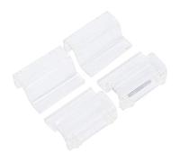 Pssopp 4Pcs Acuario Cubierta de Vidrio Clip Acrílico Cubierta de Vidrio Soporte Soporte Universal Tanque de Peces Tapa Clips con Tornillos