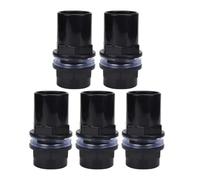 Pssopp 5 Piezas Convertidor de Tubería de Agua de Acuario Adaptador de Manguera de Acuario de PVC Conector de Tubería de Agua de Acuario Conector de Tubería Recta Accesorios de Acuario(32mm)