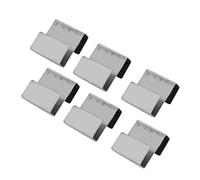 Pssopp 50 Clips de Vidrio para Invernadero de Acero Inoxidable, Abrazaderas de Fijación de Marco Ecológicas, Fáciles de Instalar para Mantenimiento de Invernaderos y Reemplazo de Vidrio