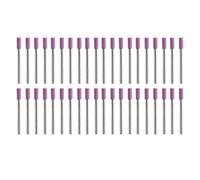 Pssopp 50 Herramientas de Afilado de Muelas Abrasivas, Brocas de Herramientas Rotativas de Aleación para Pulir Metal, Madera, Plástico con Cabeza de 4 Mm y Diseño Ergonómico