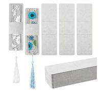 Pssopp 50 Uds. Soporte de Marcapáginas de Resina, Cubiertas de Marcapáginas Kraft para Recuerdo de Fiesta para Envolver Marcapáginas Embalaje de Pequeñas Empresas (Blanco)