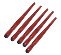 Pssopp 5PCS Soporte de Punta de Caligrafía Sándalo Soporte de Pluma de Inmersión Soporte de Punta de Lápiz de Cómic Duradero para Principiantes(portalápices de Caoba)