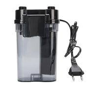 Pssopp 6W 450L H Hang Soble On Filter, Filtro Interno de Plástico del Acuario con Esponja para (Enchufe la UE 220V)