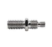 Pssopp Accesorio de Cámara 1/4 Adaptador de Tornillo Masculino Tornillo de Doble Uso para la Cabeza de Bola Tripod Monopod Acero de Carbono Fácil de Tomar, Compatible con Cámara, Equipo Fotográfico