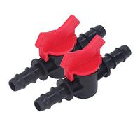 Pssopp Accesorio de Válvula, Válvula de Flujo, 2 Piezas, Accesorio de de Control de Flujo, Juego de Accesorios de Interruptor Regulador de Controlador de Parada de Agua ABS para Bomba de Aguas