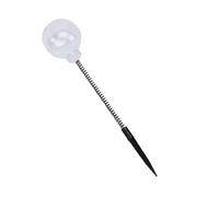 Pssopp Accesorios de Alimentación Estructura Experiencia de Alimentación Atractiva Juguete de Bola de Liberación de Pollo Innovador y Divertido con Resorte y Estaca para Aves de Corral Juguete de