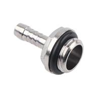 Pssopp Accesorios de Púas de Refrigeración por Agua para PC, Conectores de Rosca G1 Cromados de 4, 5,5 Mm, 7, Mm, 9,2, 11 para Constructores de GPU de CPU con Circuito de Refrigeración Líquida (6MM)