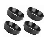 Pssopp Accesorios para Máquinas de café Expreso, Embudo Magnético para Portafiltro de café de 4 Piezas, Anillos Dosificadores de de Construcción de Aluminio Resistente para el Hogar de la Oficina