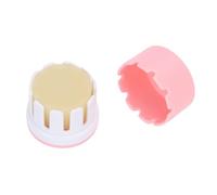Pssopp Acondicionador de Cera de Hilo Cera de Abejas para Hilo de Coser Bloque de para Coser a Mano Acolchar Bordado con Tapa Giratoria Múltiples Ranuras Caja de ABS