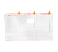 Pssopp Acuario Acrílico Cubo de almacenamiento Líquido Tanque dosificador Transparente Tanque de titulación con Escala, transparente, DT-45 4.5L, Modern