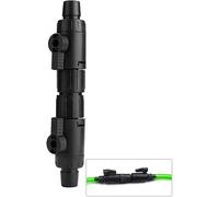 Pssopp Acuario Manguera Válvula Tubería Válvula Válvula Conector de liberación rápida Acuario Control de Flujo de Agua Válvula Conector de tubería Adaptador con Mango de liberación rápida(16mm)