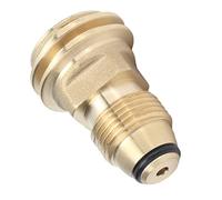 Pssopp Adaptador de Accesorios de Latón, Válvula POL de Conexión Rápida a Manguera QCC1 Tipo 1, con Conexión Hermética Segura, para Cilindro y Regulador de Parrilla de Gas